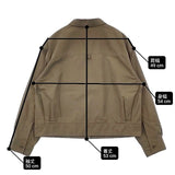 MHL. SHEET COTTON LINEN SHIRT 595-1125505 ジャケット カーキ レディース エムエイチエル【中古】6-0518M∞