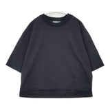 MARGARET HOWELL ORGANIC COTTON JERSEY 578-4268002 Ｔシャツ カットソー 24AW ネイビー レディース マーガレットハウエル【中古】6-0615S∞