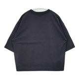 MARGARET HOWELL ORGANIC COTTON JERSEY 578-4268002 Ｔシャツ カットソー 24AW ネイビー レディース マーガレットハウエル【中古】6-0615S∞