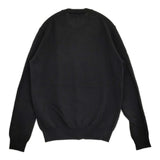 PLAY COMME des GARCONS Round Neck Cardigan With Black Emblem Top L AX-N023 ウール カーディガン AD2025 ブラック メンズ プレイコムデギャルソン【中古】6-0925T♪