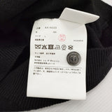 PLAY COMME des GARCONS Round Neck Cardigan With Black Emblem Top L AX-N023 ウール カーディガン AD2025 ブラック メンズ プレイコムデギャルソン【中古】6-0925T♪