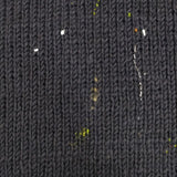 NONSAPIENS ノンサピエンス ハンドニット ペンキ加工 ウール ネパール製 セーター ニット ネイビー レディース【中古】6-0917T∞