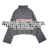 sacra BOILED LAMBWOOL RIB TOP 定価38500円 124635081 サイズ38 リブ ウール セーター ニット グレー レディース サクラ【中古】6-0917T∞