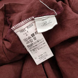 nest Robe リネン2wayバルーンスリーブワンピース 製品染め 01184-1161 ワンピース ワインレッド レディース ネストローブ【中古】6-0521M∞
