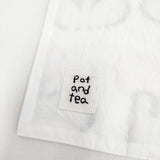 pot and tea 新品 ランチョンマット 花柄 その他雑貨 ホワイト イエロー レディース ポットアンドティー【中古】6-0521G◎