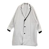 B Yohji Yamamoto 断ち切り リバーシブル 定価136000円 NV-C53-808 サイズ1 コート ブラック ホワイト レディース ビーヨウジヤマモト【中古】6-0418T♪
