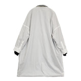B Yohji Yamamoto 断ち切り リバーシブル 定価136000円 NV-C53-808 サイズ1 コート ブラック ホワイト レディース ビーヨウジヤマモト【中古】6-0418T♪