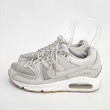 NIKE AIR MAX COMMAND エア マックス コマンド 24.5cm 定価15730円 97690-018 スニーカー ホワイト ライトグレー レディース ナイキ【中古】6-0605G◎