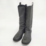 agnes b. ロングブーツ ラバーソール サイズ40 ブーツ ブラック レディース アニエスベー【中古】6-1001T◎