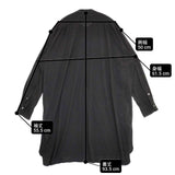 45R/45rpm 後染シャンクリーングーグーシャツ サイズ3 チュニック ブラック レディース フォーティーファイブアールピーエム【中古】6-0830M∞