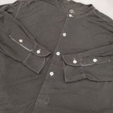 45R/45rpm 後染シャンクリーングーグーシャツ プルオーバー 長袖シャツ グレー レディース フォーティーファイブアールピーエム【中古】6-1004M∞