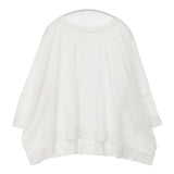 45R/45rpm ワイドシルエット コットン100％ 日本製 サイズ0 半袖Ｔシャツ カットソー ホワイト レディース フォーティーファイブアールピーエム【中古】6-0609S△
