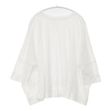 45R/45rpm ワイドシルエット コットン100％ 日本製 サイズ0 半袖Ｔシャツ カットソー ホワイト レディース フォーティーファイブアールピーエム【中古】6-0609S△