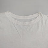 45R/45rpm ワイドシルエット コットン100％ 日本製 サイズ0 半袖Ｔシャツ カットソー ホワイト レディース フォーティーファイブアールピーエム【中古】6-0609S△