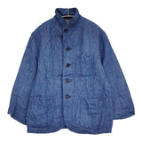 45R/45rpm インドリネンツイルのジャケット リネンデニム 定価52800円 デニムジャケット ブルー レディース フォーティーファイブアールピーエム【中古】6-0520M∞