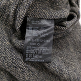 ARTS&SCIENCE 0213-L3013-3183 ヘリンボーン ウールシルクコットンリネン イージー パンツ ネイビー レディース アーツ&サイエンス【中古】6-0916T♪