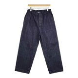 Toujours Easy Field Trousers イージーフィールドトラウザーズ サイズ3 デニムパンツ ネイビー レディース トゥジュー【中古】6-0418G♪