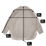 Toujours コットン サイズ2 日本製 長袖シャツ ベージュ レディース トゥジュー【中古】6-0723M∞