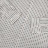 Toujours ストライプコンビビッグシャツ コットン 長袖シャツ ホワイト レディース トゥジュー【中古】6-0618M∞