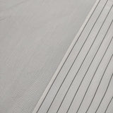 Toujours ストライプコンビビッグシャツ コットン 長袖シャツ ホワイト レディース トゥジュー【中古】6-0618M∞