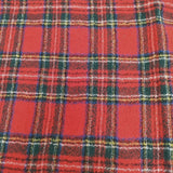 R&D.M.Co- WOOL TARTAN CHECK BLANKET 定価27500円 大判 ストール マフラー no.6540 ブランケット レッド レディース オールドマンズテーラー【中古】6-0903T◎
