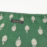 R&D.M.Co- 新品 アーティーチョーク リネン ARTICHOKE DRAWSTRING BAG 小物入れ 巾着バッグ グリーン レディース オールドマンズテーラー【中古】6-0527G∞
