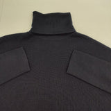 BEAUTY&YOUTH UNITED ARROWS フルニードルタートルニット 定価12100円 セーター ニット ネイビー レディース ビューティアンドユース【中古】6-0930T∞