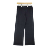 BEAUTY&YOUTH UNITED ARROWS リブニットストレートパンツ ウォッシャブル 定価11550円 パンツ ブラック レディース ビューティアンドユース【中古】6-0930T∞