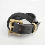 Martin Faizey 1.25 Inch Quick Release Buckle Belt -Brass クイックリリースベルト 定価27500円 ベルト ブラック メンズ マーティンフェイジー【中古】6-0615G◎