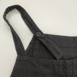 nest Robe/UpcycleLino 01223-1021 起毛 オーバーオール サロペット ブラック レディース ネストローブ/アップサイクルリノ【中古】6-1005T∞