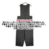 nest Robe ブラックリネン ボタンサロペット 01233-1403 オーバーオール サロペット 23SS ブラック レディース ネストローブ【中古】6-0521M∞
