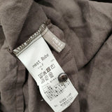 nest Robe リネンフレアスリーブ2wayドレス 定価35200円 01252-1144 ワンピース グレー レディース ネストローブ【中古】6-0520M∞
