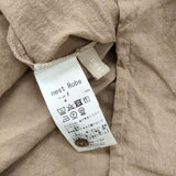 nest Robe リネンガーゼドッキングブラウス 01243-1152 ブラウス シャツ ベージュ レディース ネストローブ【中古】6-0520M∞