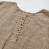 nest Robe リネンガーゼドッキングブラウス 01243-1152 ブラウス シャツ ベージュ レディース ネストローブ【中古】6-0520M∞