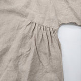 nest Robe リネンサイドギャザーチュニック 01223-1054 ワンピース ベージュ レディース ネストローブ【中古】6-0521M∞