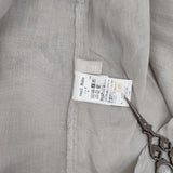nest Robe 01201-1460 リネンスキッパー2WAYブラウス プルオーバー 日本製 サイズF ブラウス シャツ グレージュ レディース ネストローブ【中古】6-0609M△
