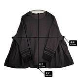 nest Robe リネンレースサイドギャザー2wayブラウス 01243-1098 ブラウス シャツ 24AW ブラック レディース ネストローブ【中古】6-0711M∞