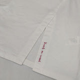 nest Robe/UpcycleLino サイドスリット刺繍プルオーバー 01241-1501 長袖Ｔシャツ カットソー ロンＴ ホワイト レディース ネストローブ/アップサイクルリノ【中古】6-0711M∞