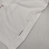 nest Robe/UpcycleLino サイドスリット刺繍プルオーバー 01241-1501 長袖Ｔシャツ カットソー ロンＴ ホワイト レディース ネストローブ/アップサイクルリノ【中古】6-0711M∞