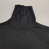 UpcycleLino BASIC 天竺長袖ビッグタートル 600225-7034 nest Robe 長袖Ｔシャツ カットソー ロンＴ ブラック レディース アップサイクルリノ【中古】6-0723M∞