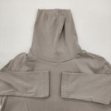 nest Robe コットンサイロフライスタートル 01224-1296 長袖Ｔシャツ カットソー ロンＴ グレー レディース ネストローブ【中古】6-0521M∞
