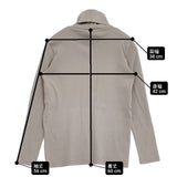 nest Robe コットンサイロフライスタートル 01224-1296 長袖Ｔシャツ カットソー ロンＴ グレー レディース ネストローブ【中古】6-0521M∞