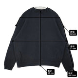 Sanca S20SSW05 ワッフル サイズ0 日本製 長袖Ｔシャツ カットソー ロンＴ ブラック レディース サンカ【中古】6-0723M∞