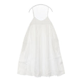 nest Robe 01145-1180-27 リネンキャミワンピース ギャザー 日本製 サイズF ワンピース ホワイト レディース ネストローブ【中古】6-0609S△