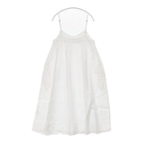 nest Robe 01145-1180-27 リネンキャミワンピース ギャザー 日本製 サイズF ワンピース ホワイト レディース ネストローブ【中古】6-0609S△