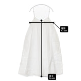 nest Robe 01145-1180-27 リネンキャミワンピース ギャザー 日本製 サイズF ワンピース ホワイト レディース ネストローブ【中古】6-0609S△