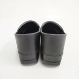dansko Professional・Black Oiled プロフェッショナル ブラックオイルド シューズ 定価28600円 39 シューズ・靴 ブラック レディース ダンスコ【中古】6-0423G◎