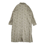 OUTIL ROBE CHABLIS ジャガード プルオーバー シャツワンピ ワンピース 2023 グレー カーキ レディース ウティ【中古】6-0521M∞