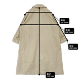 ROBE de PEAU コットン 日本製 ステンカラーコート ベージュ レディース ローブデポー【中古】6-0723M∞