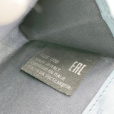 MAISON MARGIELA 11 コインケース ミニ財布 コンパクト ウォレット レザー 二つ折り財布 ブルーグレー レディース メゾンマルジェラ【中古】6-0527G∞